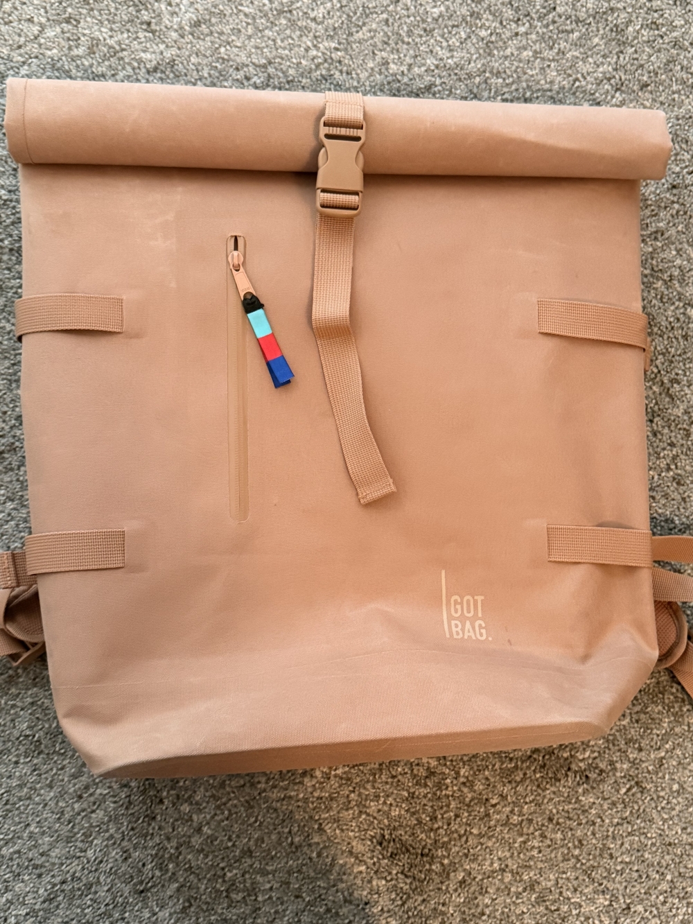 GOT BAG Men’s Roll-Top Backpack in Tan